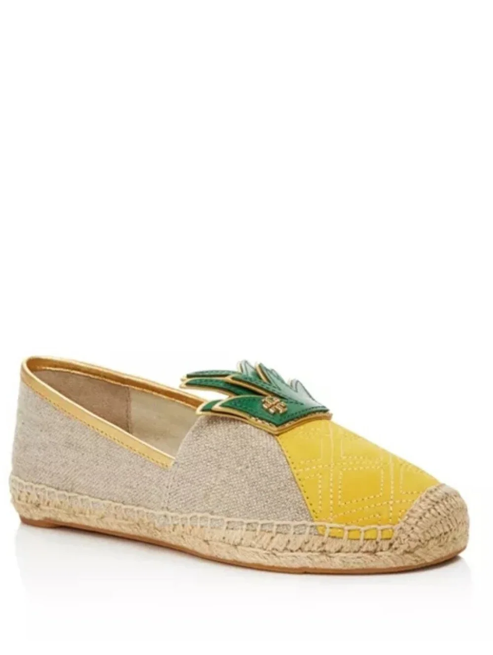 Tory Burch Castaway Embellished Espadrille Flats